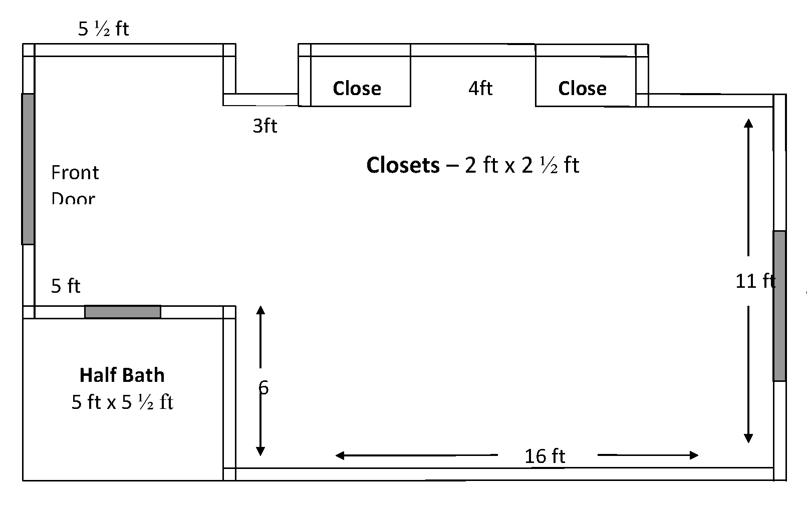 Assisted living floorplan